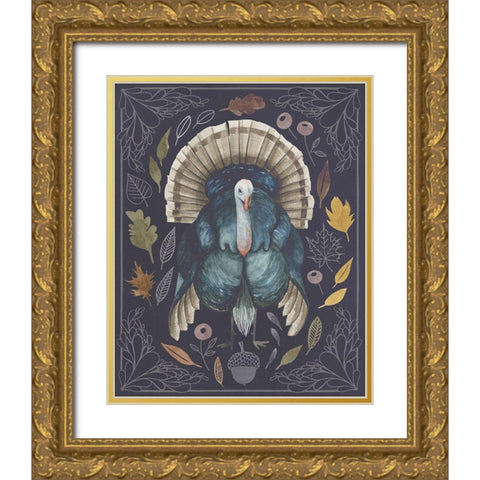 Rainbow Harvest II Gold Ornate Wood Framed Art Print with Double Matting by Popp, Grace