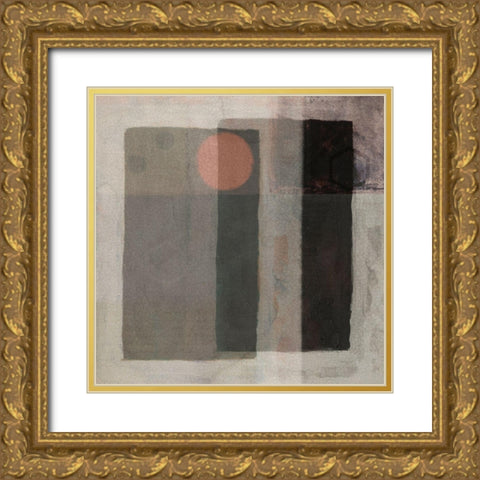 Partial Eclipse I Gold Ornate Wood Framed Art Print with Double Matting by Borges, Victoria