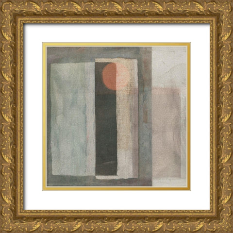 Partial Eclipse II Gold Ornate Wood Framed Art Print with Double Matting by Borges, Victoria