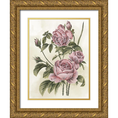 A Soft Breath II Gold Ornate Wood Framed Art Print with Double Matting by Wang, Melissa