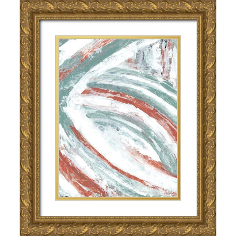 Story Arc I Gold Ornate Wood Framed Art Print with Double Matting by Stramel, Renee W.