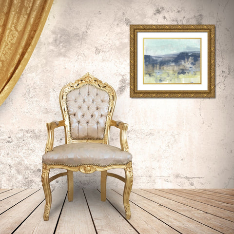 Blueberry Hills I Gold Ornate Wood Framed Art Print with Double Matting by Goldberger, Jennifer