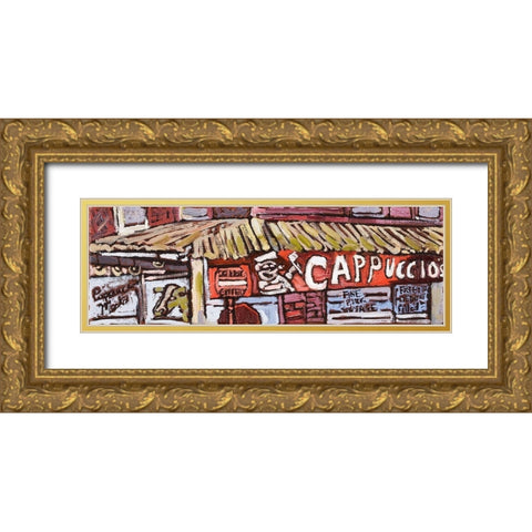 Urban Wires IV Gold Ornate Wood Framed Art Print with Double Matting by Ferrell, Erin McGee