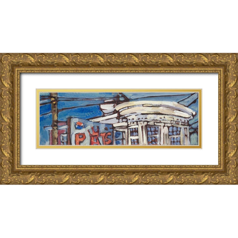 Urban Wires VI Gold Ornate Wood Framed Art Print with Double Matting by Ferrell, Erin McGee