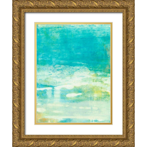 Lacuna II Gold Ornate Wood Framed Art Print with Double Matting by Jachimiec, Sue