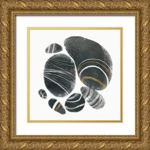 Mineralize I Gold Ornate Wood Framed Art Print with Double Matting by Borges, Victoria