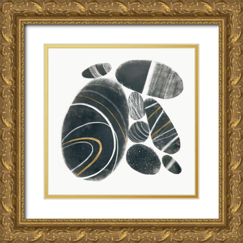 Mineralize II Gold Ornate Wood Framed Art Print with Double Matting by Borges, Victoria