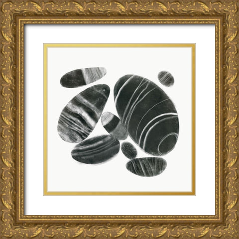 Mineralize IV Gold Ornate Wood Framed Art Print with Double Matting by Borges, Victoria