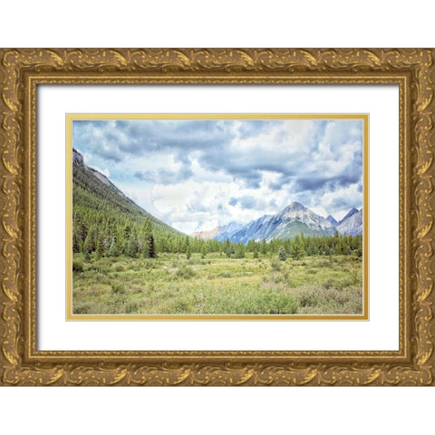 Banff II Gold Ornate Wood Framed Art Print with Double Matting by Guthrie, Jenna