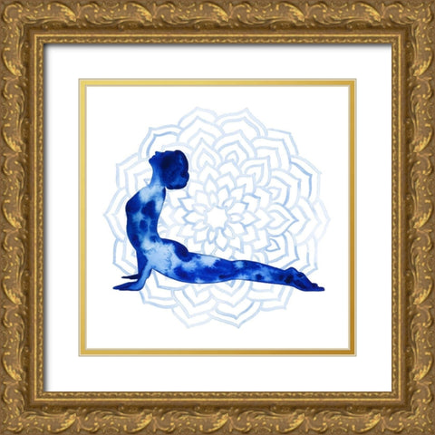 Yoga Flow VI Gold Ornate Wood Framed Art Print with Double Matting by Popp, Grace