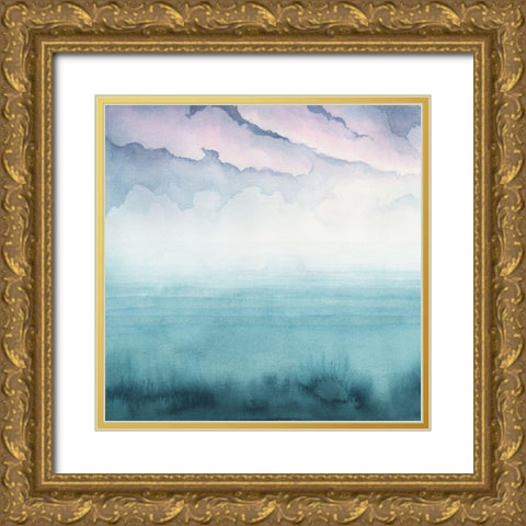Dusk on the Bay I Gold Ornate Wood Framed Art Print with Double Matting by Popp, Grace
