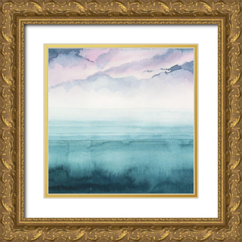 Dusk on the Bay II Gold Ornate Wood Framed Art Print with Double Matting by Popp, Grace