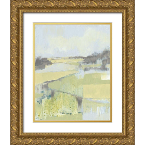 Sweet Fields II Gold Ornate Wood Framed Art Print with Double Matting by Goldberger, Jennifer