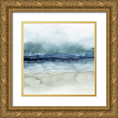 Mariners Mist I Gold Ornate Wood Framed Art Print with Double Matting by Popp, Grace
