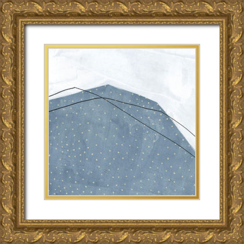 Adjacent Abstraction III Gold Ornate Wood Framed Art Print with Double Matting by Scarvey, Emma