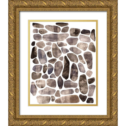 Stepping Stones I Gold Ornate Wood Framed Art Print with Double Matting by Scarvey, Emma