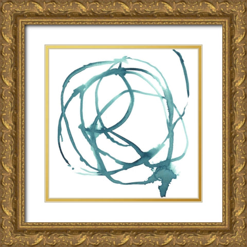 Dizzy II Gold Ornate Wood Framed Art Print with Double Matting by Parker, Jennifer Paxton
