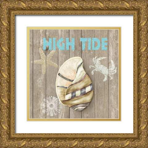 High Tide Shoreline I Gold Ornate Wood Framed Art Print with Double Matting by Reynolds, Jade