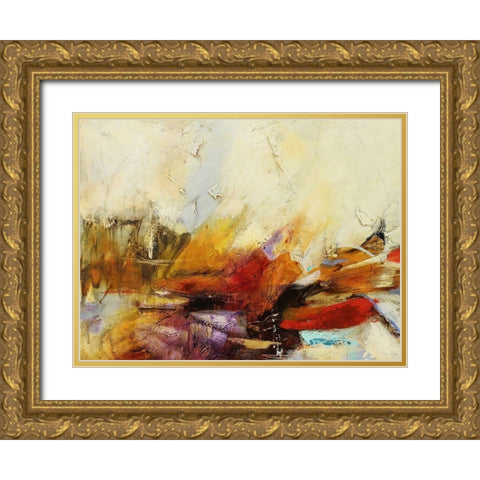 Feteen II Gold Ornate Wood Framed Art Print with Double Matting by Villarreal, Gabriela