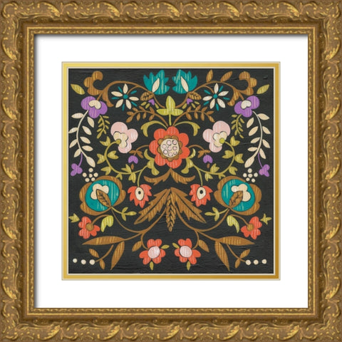 Jolene I Gold Ornate Wood Framed Art Print with Double Matting by Zarris, Chariklia