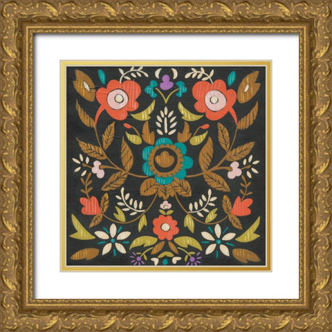 Jolene II Gold Ornate Wood Framed Art Print with Double Matting by Zarris, Chariklia