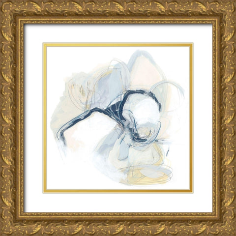 Ciudad II Gold Ornate Wood Framed Art Print with Double Matting by Vess, June Erica