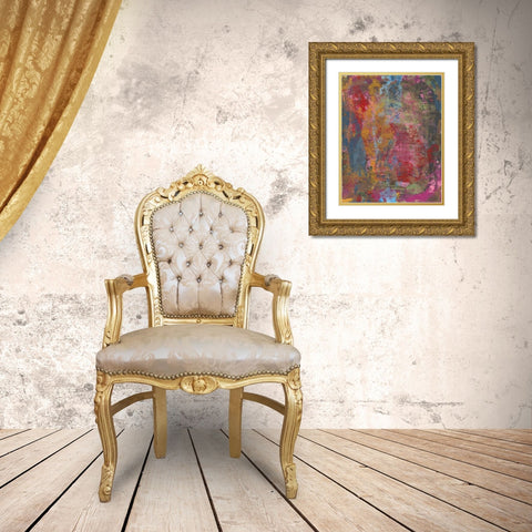 Infusion I Gold Ornate Wood Framed Art Print with Double Matting by Moore, Regina