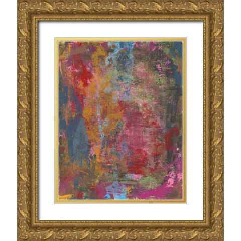Infusion I Gold Ornate Wood Framed Art Print with Double Matting by Moore, Regina