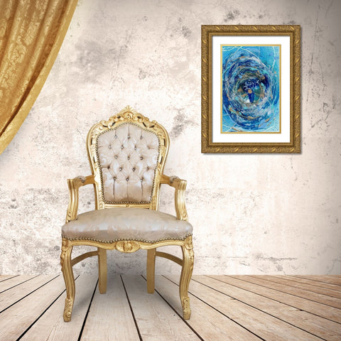 Waterspout I Gold Ornate Wood Framed Art Print with Double Matting by Ludwig, Alicia