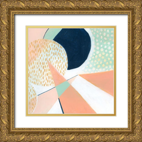 Peach Eclipse VI Gold Ornate Wood Framed Art Print with Double Matting by Popp, Grace