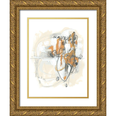 Spur II Gold Ornate Wood Framed Art Print with Double Matting by Vess, June Erica