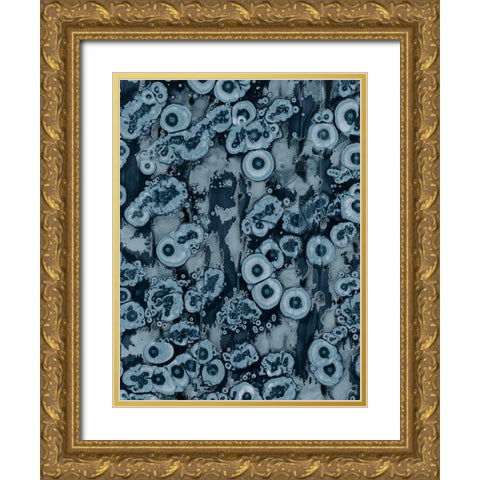Affix I Gold Ornate Wood Framed Art Print with Double Matting by Guthrie, Jenna