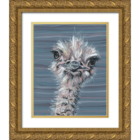 Animal Patterns V Gold Ornate Wood Framed Art Print with Double Matting by Rutledge, Jennifer