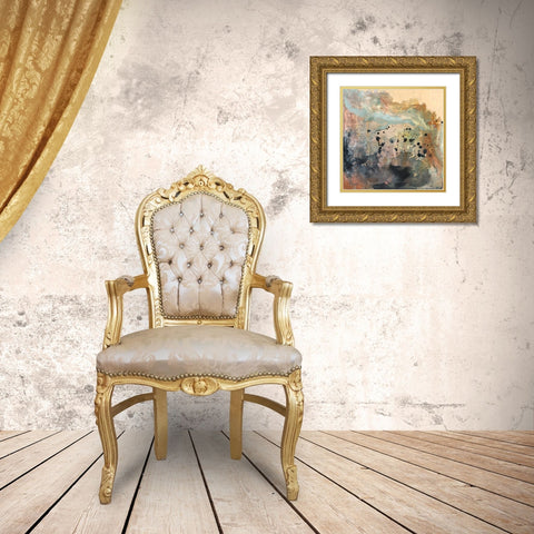 Coulee II Gold Ornate Wood Framed Art Print with Double Matting by Borges, Victoria