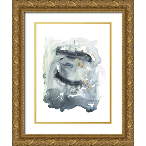 Archipelago II Gold Ornate Wood Framed Art Print with Double Matting by Borges, Victoria