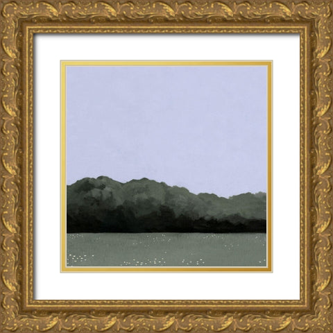 Pastel Evening I Gold Ornate Wood Framed Art Print with Double Matting by Scarvey, Emma