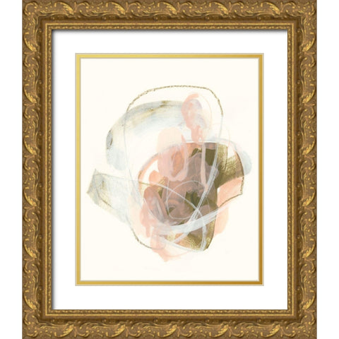Hyacinth Gesture I Gold Ornate Wood Framed Art Print with Double Matting by Vess, June Erica