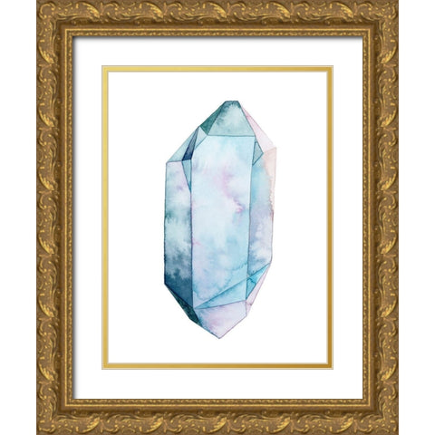 Twilight Gem I Gold Ornate Wood Framed Art Print with Double Matting by Popp, Grace