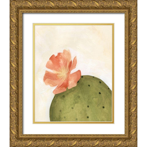 Arid Bloom I Gold Ornate Wood Framed Art Print with Double Matting by Scarvey, Emma