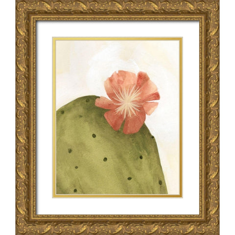 Arid Bloom II Gold Ornate Wood Framed Art Print with Double Matting by Scarvey, Emma