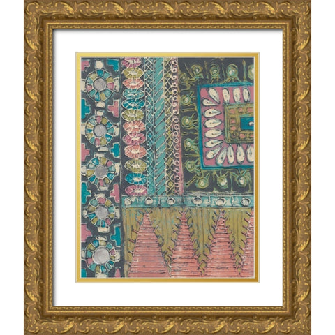 Bohemia I Gold Ornate Wood Framed Art Print with Double Matting by Zarris, Chariklia