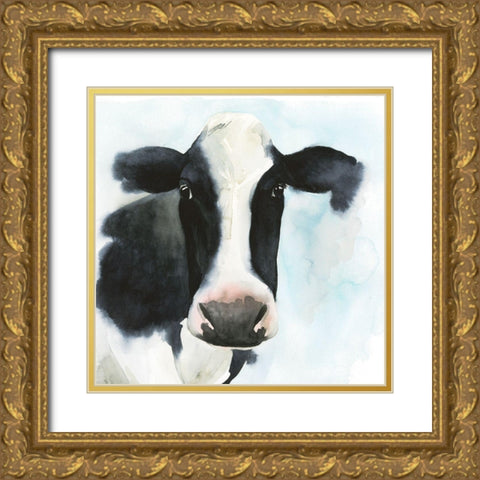 Farmhouse Friend II Gold Ornate Wood Framed Art Print with Double Matting by Popp, Grace