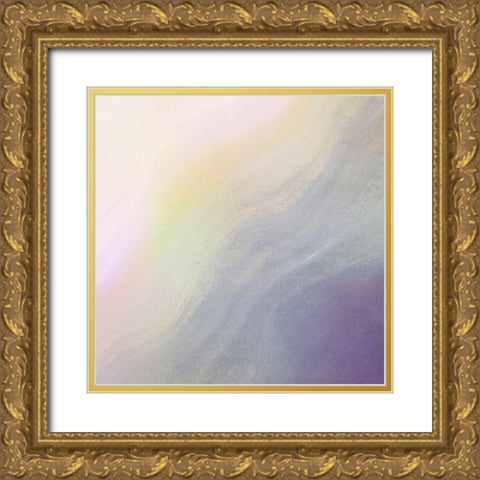 Abalone Haze I Gold Ornate Wood Framed Art Print with Double Matting by Borges, Victoria