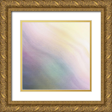 Abalone Haze II Gold Ornate Wood Framed Art Print with Double Matting by Borges, Victoria