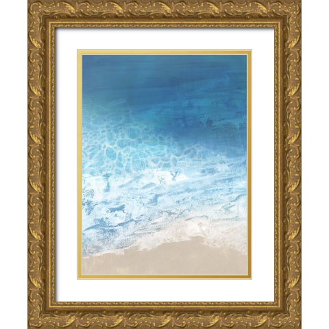 Ebb and Flow I Gold Ornate Wood Framed Art Print with Double Matting by Borges, Victoria