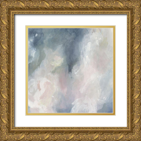 Blue Ambrosia I Gold Ornate Wood Framed Art Print with Double Matting by Borges, Victoria