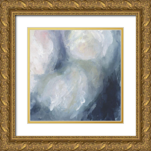 Blue Ambrosia II Gold Ornate Wood Framed Art Print with Double Matting by Borges, Victoria