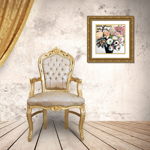 Summer Lovin I Gold Ornate Wood Framed Art Print with Double Matting by Rivera, Michelle