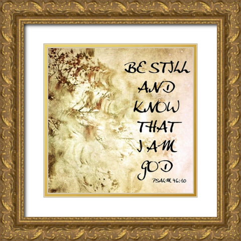 Spiritual I Gold Ornate Wood Framed Art Print with Double Matting by Nall, Skip