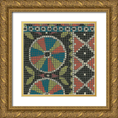 Woven Journey II Gold Ornate Wood Framed Art Print with Double Matting by Zarris, Chariklia